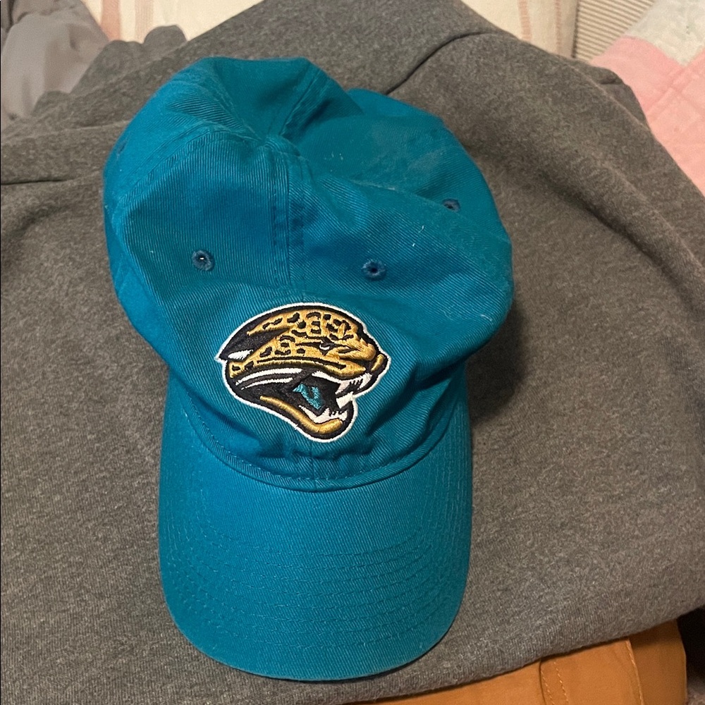 NFL Teal Hat with Jaguar Logo